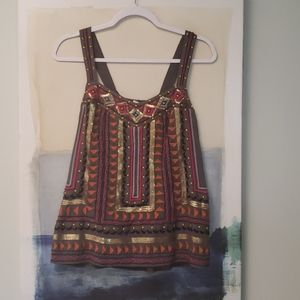 Beautiful top w so many details from Anthropology